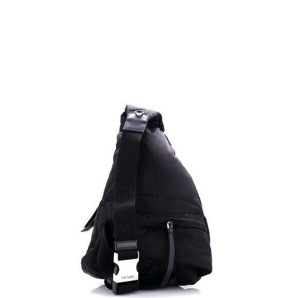 Prada Zip Sling Backpack Re-Nylon #167295P15B - Picture 4 of 7